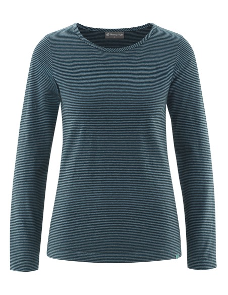 Langarm-T-Shirt Bio-Baumwolle Baumwolle