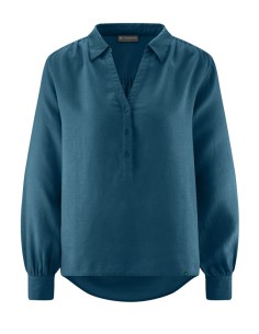 Blusa de cáñamo de algodón orgánico