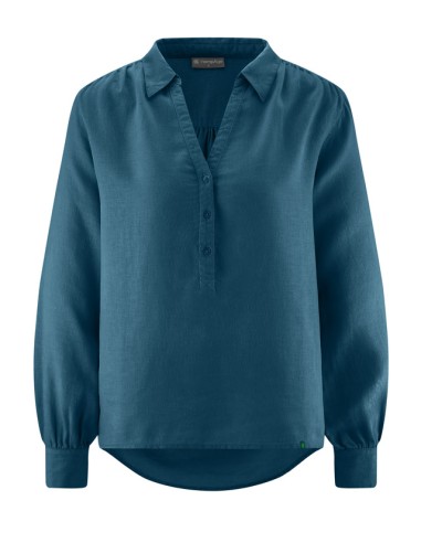 Blusa de cáñamo de algodón orgánico