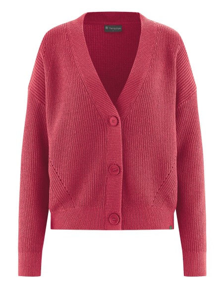 Giacca in maglia di canapa in cotone