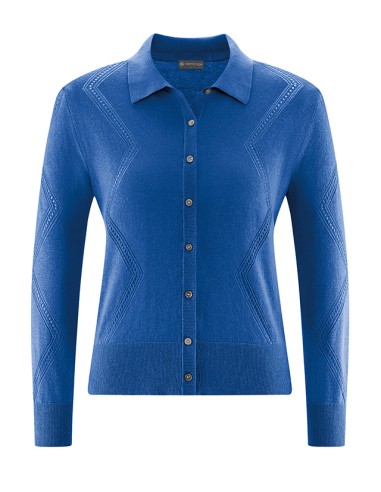 Gilet maille chanvre coton