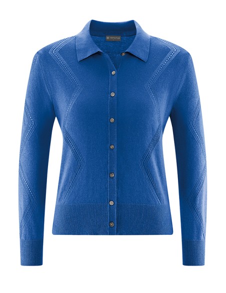 Gilet di mesh di canapa di cotone