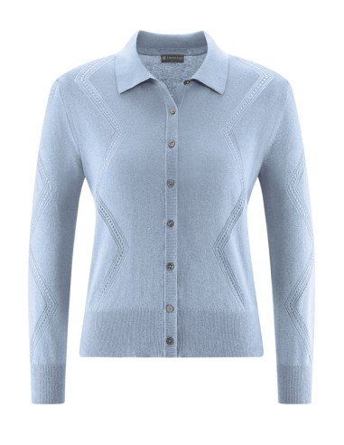 Gilet maille chanvre coton