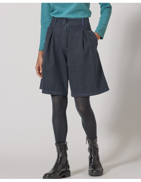 Bermuda short chanvre coton bio