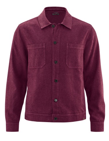 Veste carreaux chanvre coton bio
