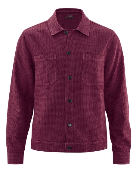 Chaqueta de azulejo de cáñamo de algodón orgánico