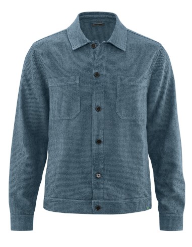 Veste carreaux chanvre coton bio