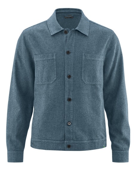 Chaqueta de azulejo de cáñamo de algodón orgánico