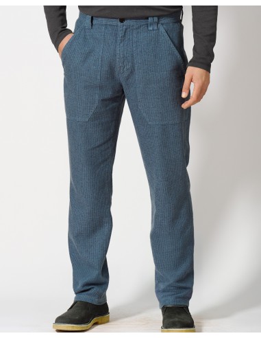 Pantalon carreaux chanvre