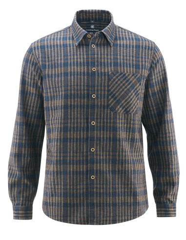 camisa de cáñamo de algodón orgánico