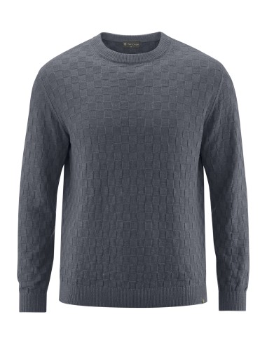 Damier Pullover Hanf Bio-Baumwolle