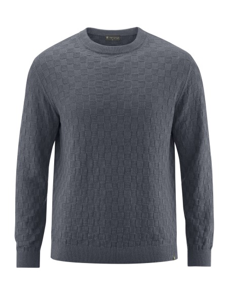 Damier Pullover Hanf Bio-Baumwolle