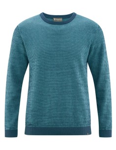 Embossed mesh sweater organic cotton hemp 2