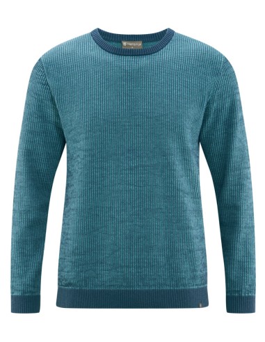 Pull maille gaufrée chanvre coton biologique