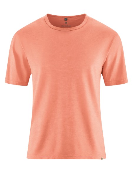 T-shirt maniche lunghe in cotone di canapa