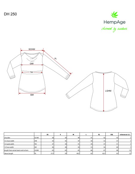 Cáñamo y algodón orgánico benign collar tunic