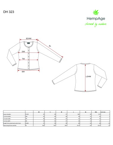 Cardigan Organic fibers recycled