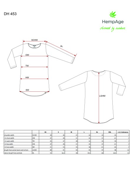 Nachthemd aus Hanf und Baumwolle - Hempage