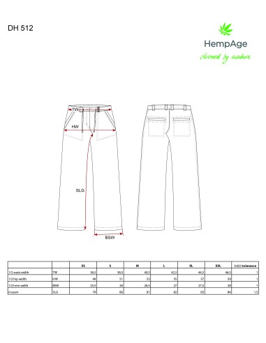 Pantaloni per canapa da donna