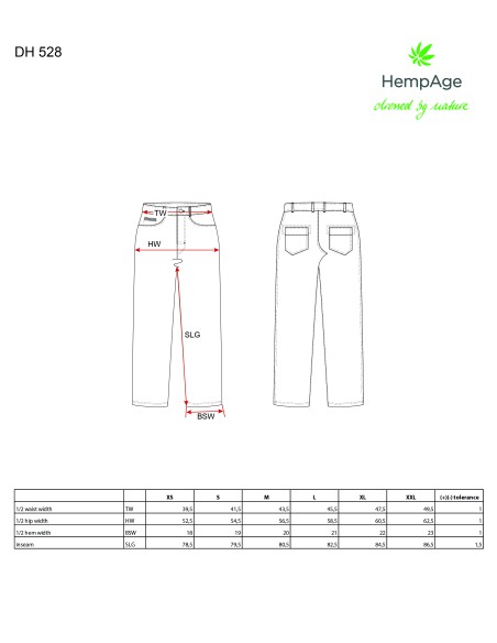 Vintage pants pure hemp