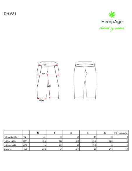 Leggings Yoga - canapa