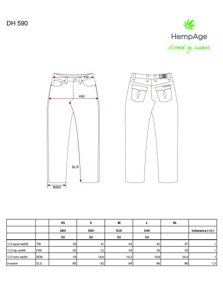 Baumwoll-Hanf-Schnur-Samt-Hosen