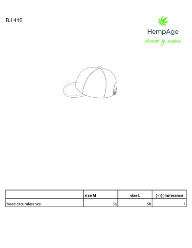 Gorra de béisbol Hempage, unisex, de cáñamo alemán