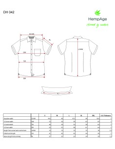 Tile shirt - Organic hemp and cotton 2