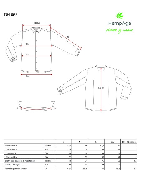 Casual shirt Flammé Jersey Hemp