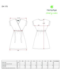 Vestido rayado - cáñamo y algodón orgánico 2