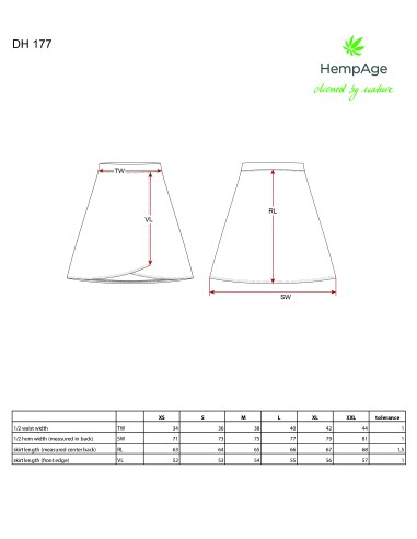 Asymmetrical skirt- HEMPING