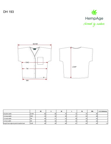 Weit geschnittene Webbluse - HempAge