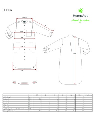 Channel Tunic - Hemp and Organic Cotton