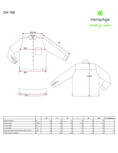 Checked Blouse - Hemp and Organic Cotton