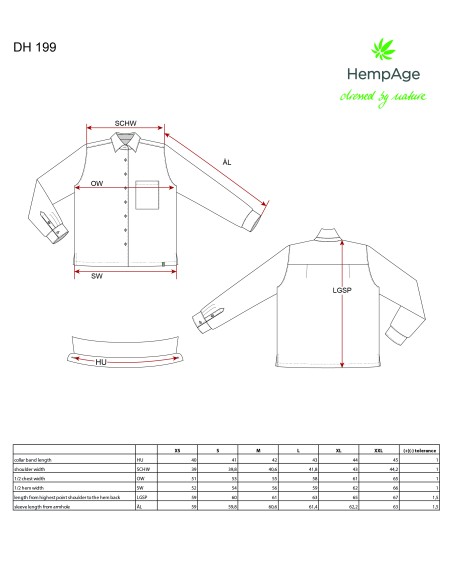 Checked Blouse - Hemp and Organic Cotton