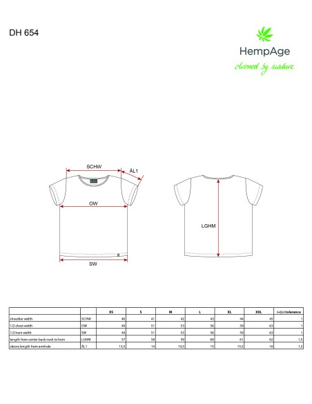 T-shirt a righe - Canapa e cotone biologico