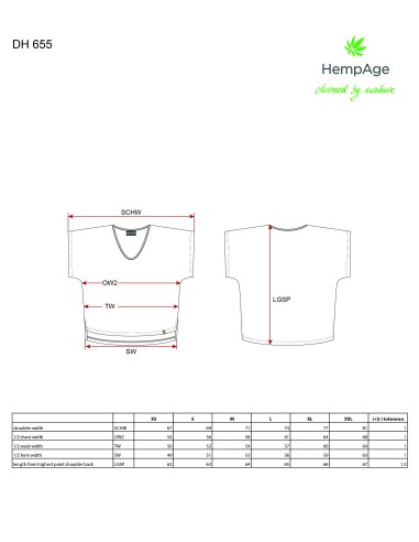 Camisa grande - Cáñamo y algodón orgánico