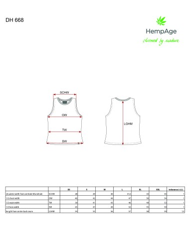 Crop Top - Hanf und Bio-Baumwolle