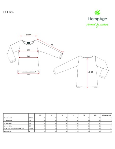 T-shirt a maniche lunghe yak