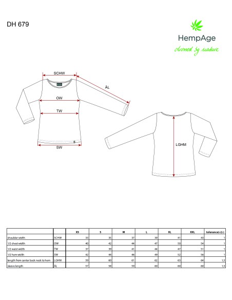 Camiseta de manga larga Algodón de algodón orgánico