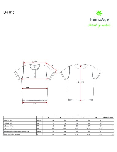 T-shirt manche courte avec col boutonné