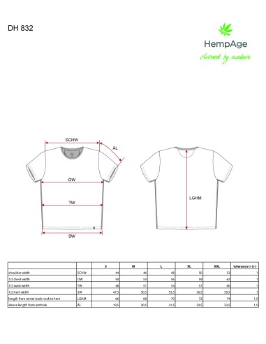 T-shirt biologica da uomo