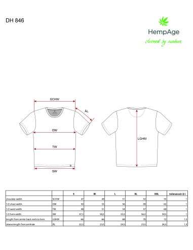 T-shirt maniche lunghe in cotone di canapa