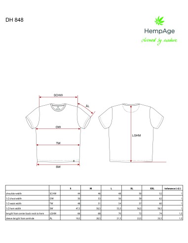 T-shirt a righe - Canapa e cotone biologico