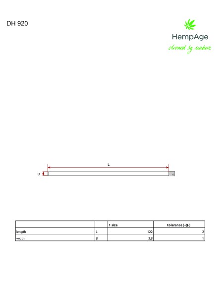 Hemp Belt and Organic Cotton - HEMPING