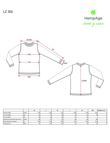 Women's wool and biological fiber sweater