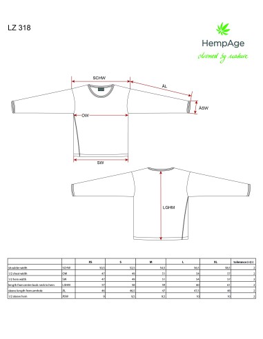 Maglione 100% canapa