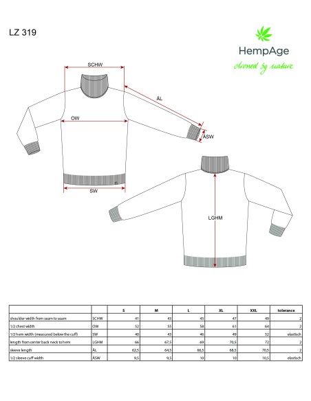 Suéter de cuello de tortuga para hombres