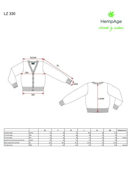 Breve maglia in cotone in cotone