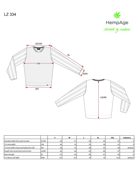 C-neck mesh sweater organic cotton cotton